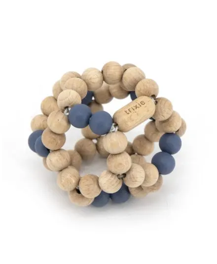 Trixie - kulka drewniane koraliki Niebieska Trixie - kulka drewniane koraliki Niebieska