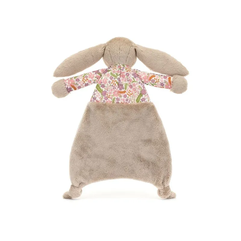 Jellycat - Króliczek z Kwiecistymi Uszami „Petal” Szmatka Przytulanka Beżowa 28 cm