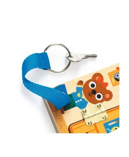 Djeco - zabawka manualna domek Cabanalock