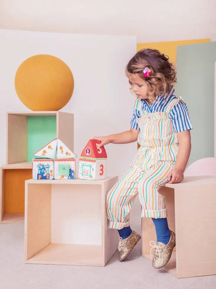 Lilliputiens - miękkie klocki sensoryczne Stodoła Farma Lilliputiens - miękkie klocki sensoryczne Stodoła Farma