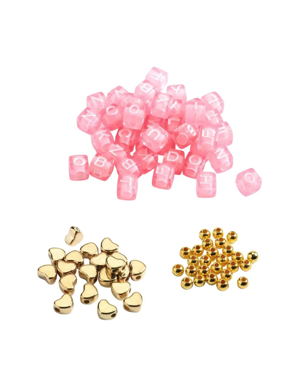 Zestaw do tworzenia biżuterii Djeco Złote Literki