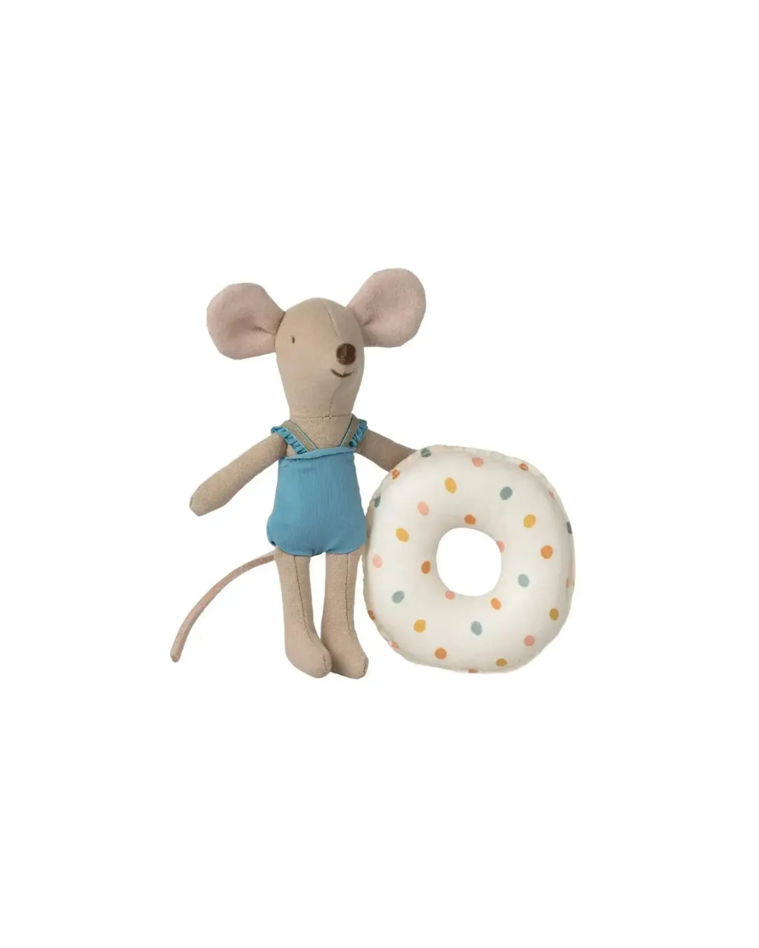 Maileg - myszka plażowa z pływakiem Młodsza siostra - Multi Dot
