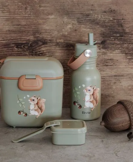 Elodie Details - butelka na wodę ze słomką Chipmunk Darling Elodie Details - butelka na wodę ze słomką Chipmunk Darling