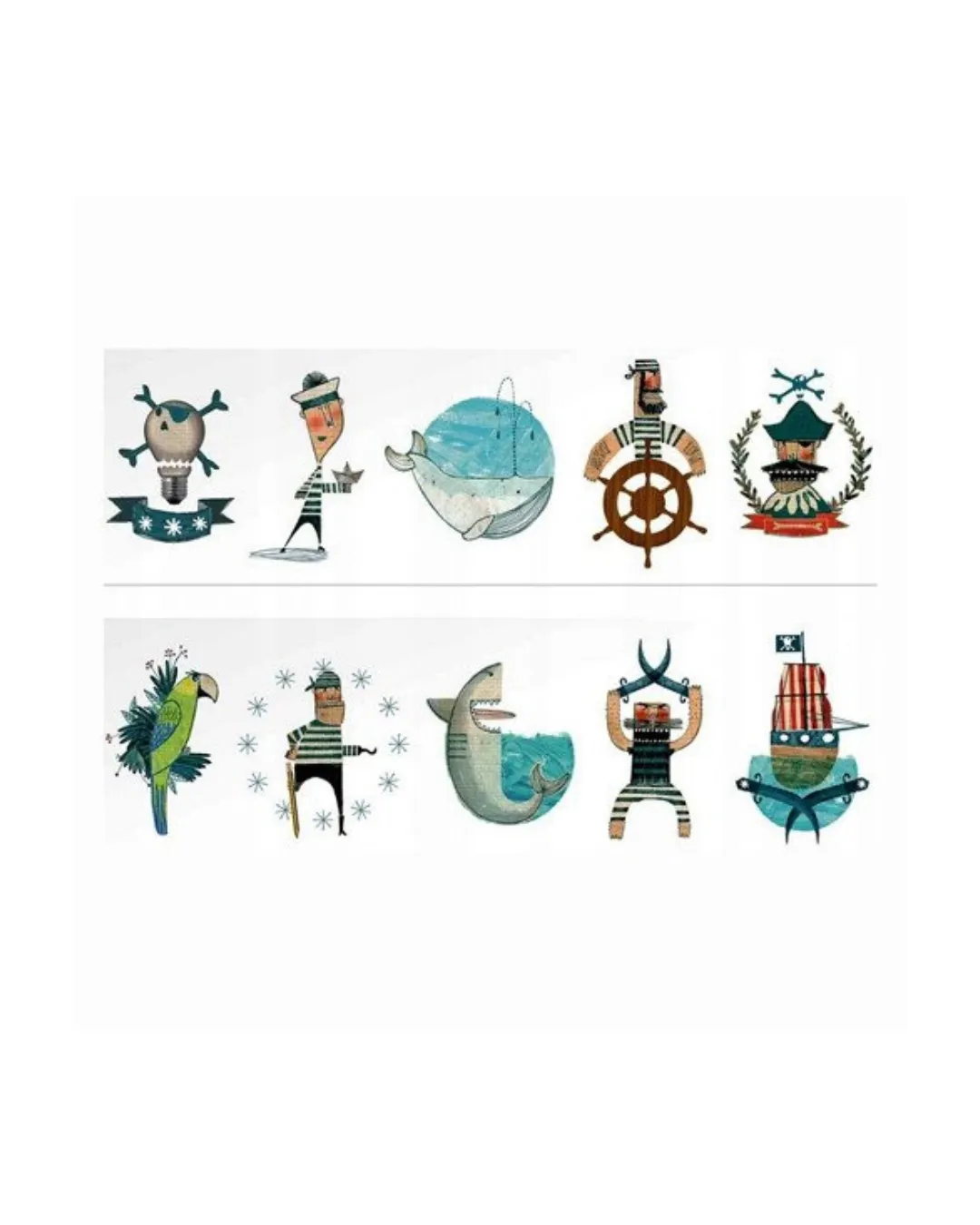 Londji - tatuaże zmywalne dla dzieci Piraci