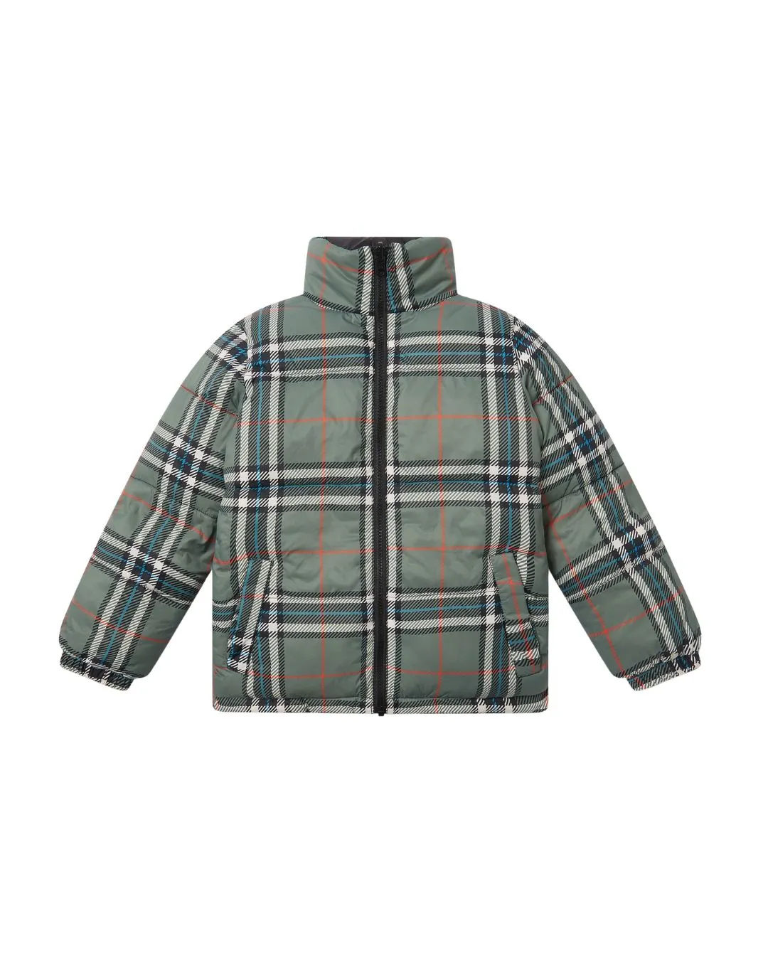 Stella McCartney - dwustronna puchowa kurtka w kratę Stella McCartney - dwustronna puchowa kurtka w kratę