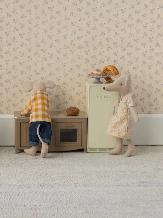 Maileg - kuchnia dla myszek jasnobrązowa Maileg - kuchnia dla myszek jasnobrązowa