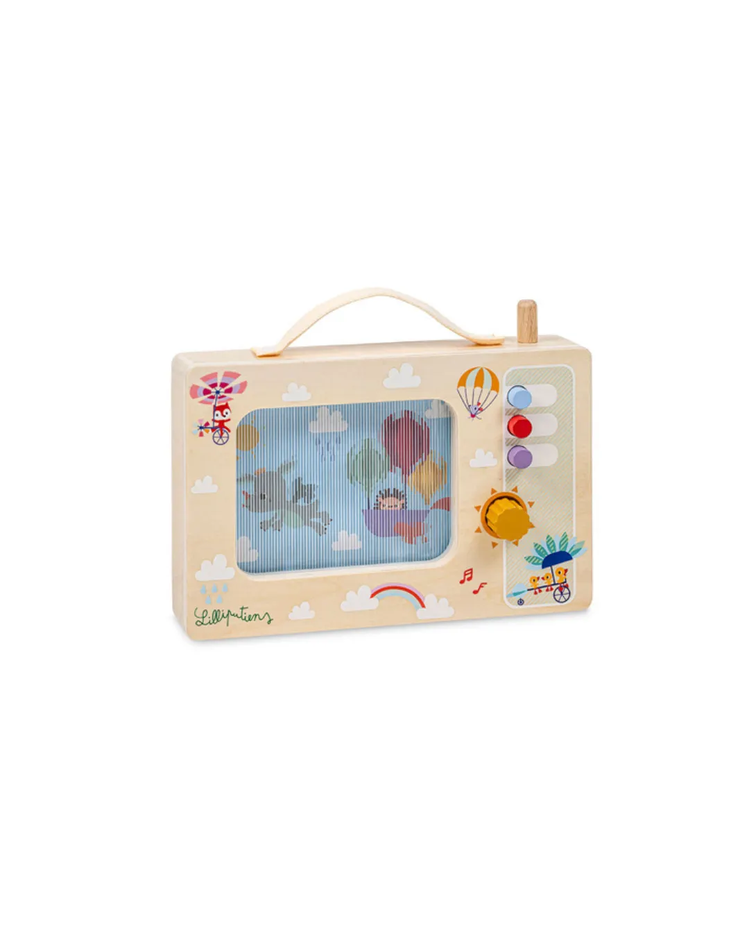 Lilliputiens - Drewniana animowana pozytywka Smok Joe