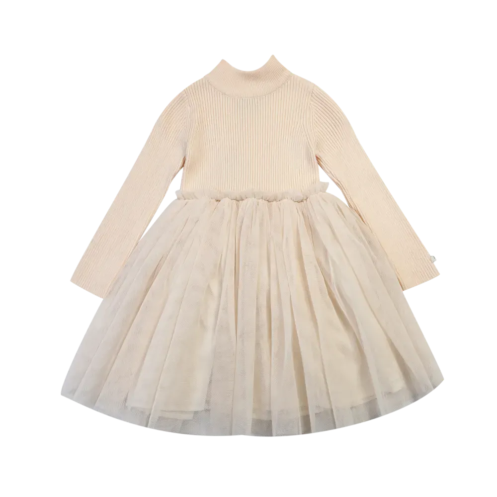Donsje - sukienka dziecięca Lotus Dress Misty Rose Donsje - sukienka dziecięca Lotus Dress Misty Rose