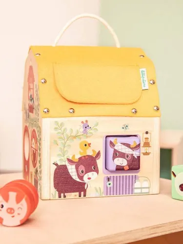 Lilliputiens - drewniany domek dźwiękowy Farma