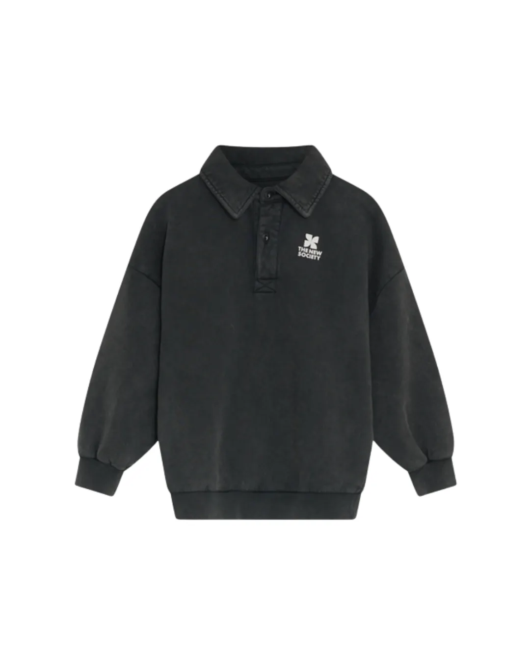 The New Society - bluza polo TNS Logo Forged Iron The New Society - bluza polo TNS Logo Forged Iron