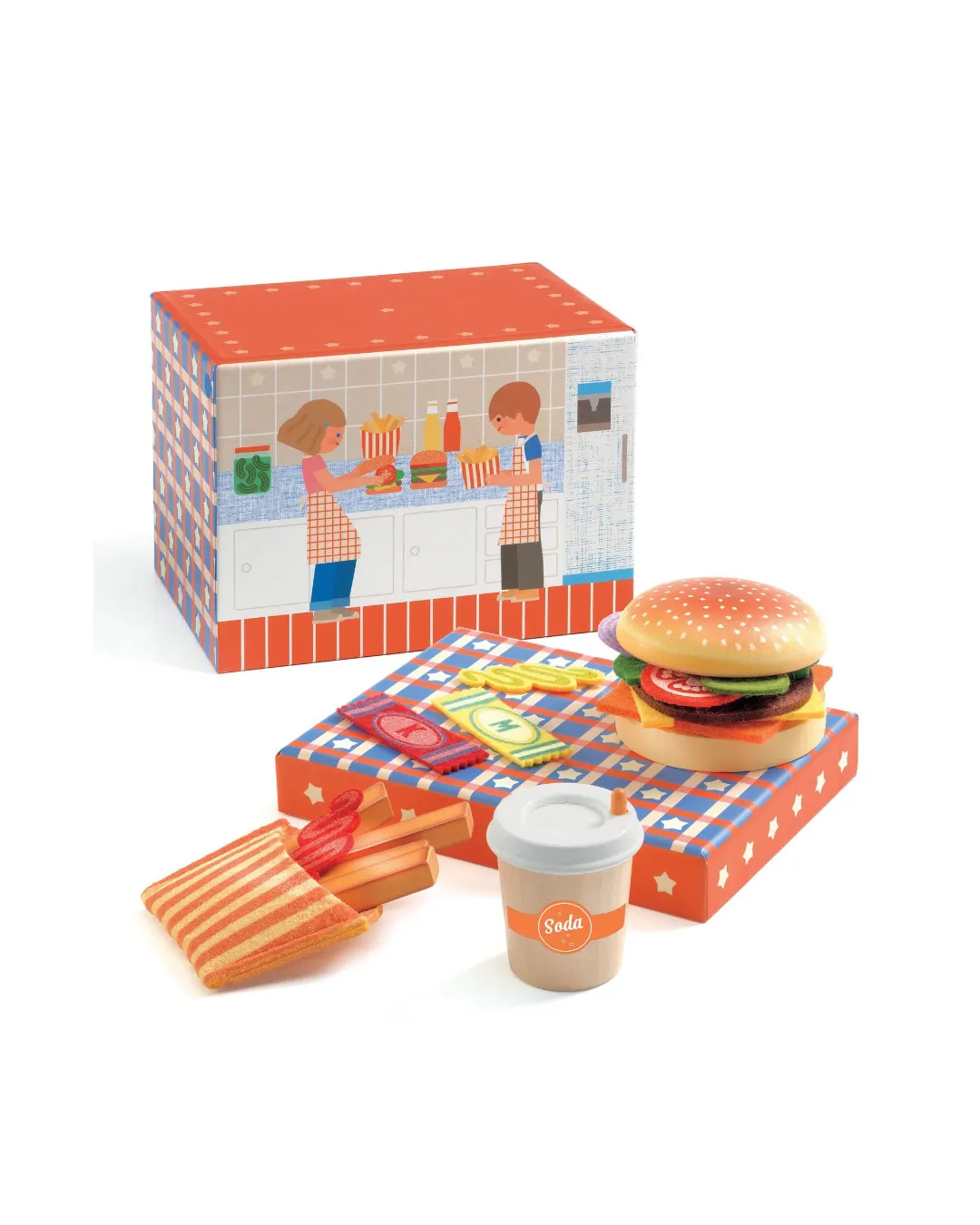 Djeco - odgrywanie ról Fast Food Djeco - odgrywanie ról Fast Food
