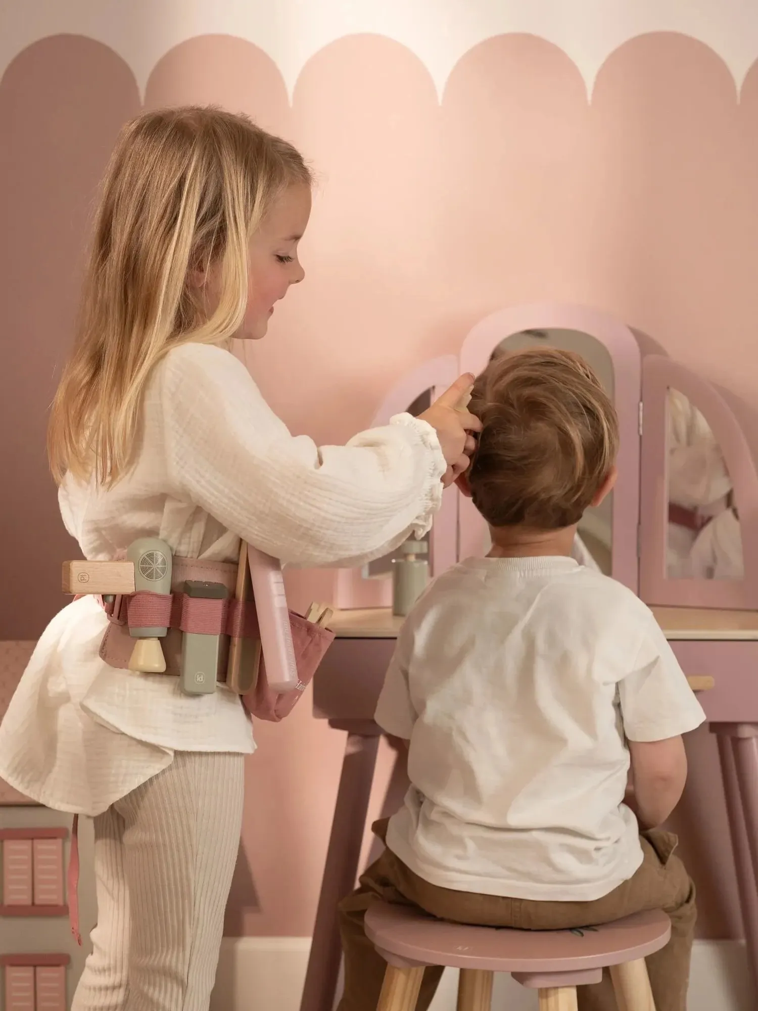 Little Dutch - drewniany zestaw fryzjerski FSC Little Dutch - drewniany zestaw fryzjerski FSC