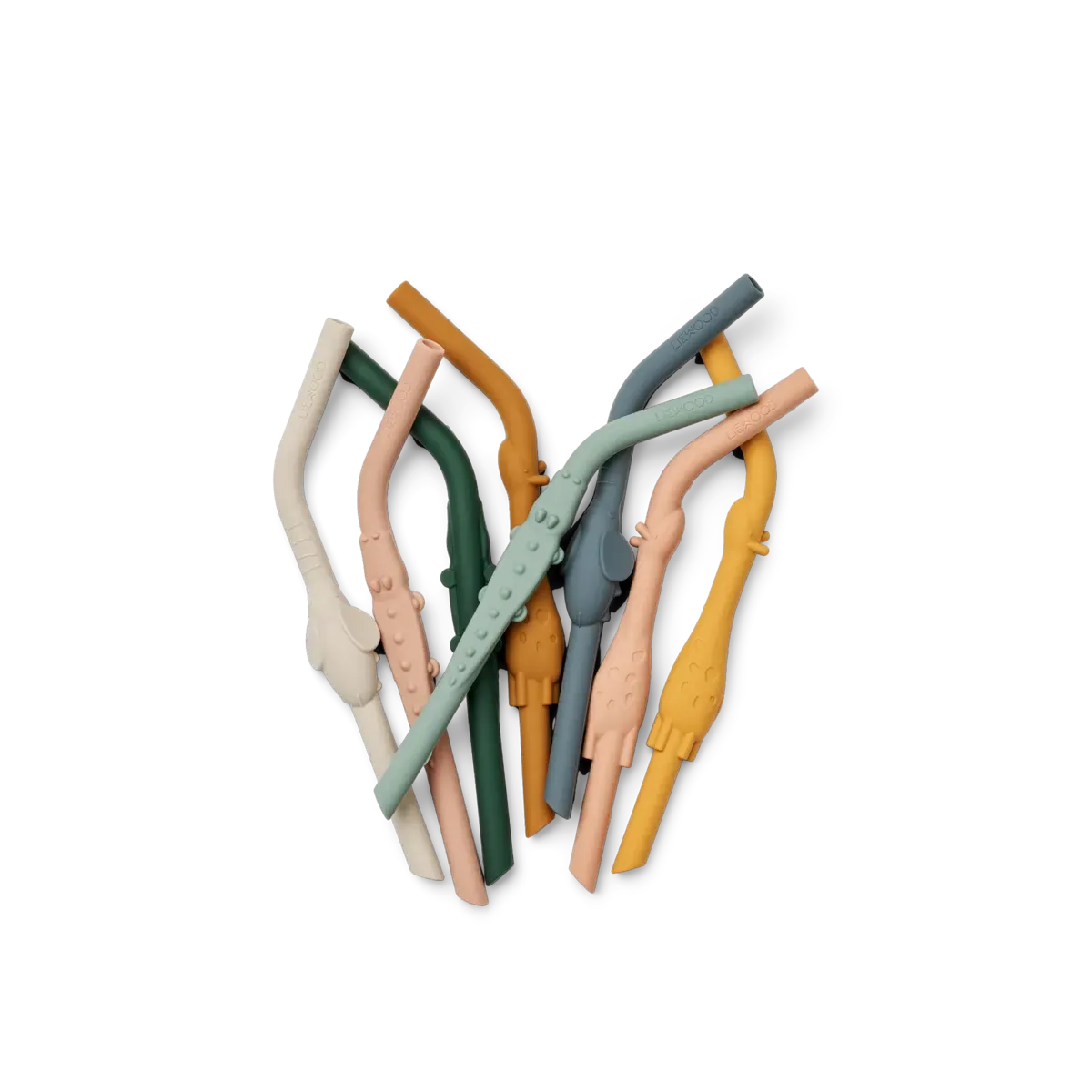 Liewood - zestaw słomek 8-pak Carlson Yellow mellow multi mix Liewood - zestaw słomek 8-pak Carlson Yellow mellow multi mix