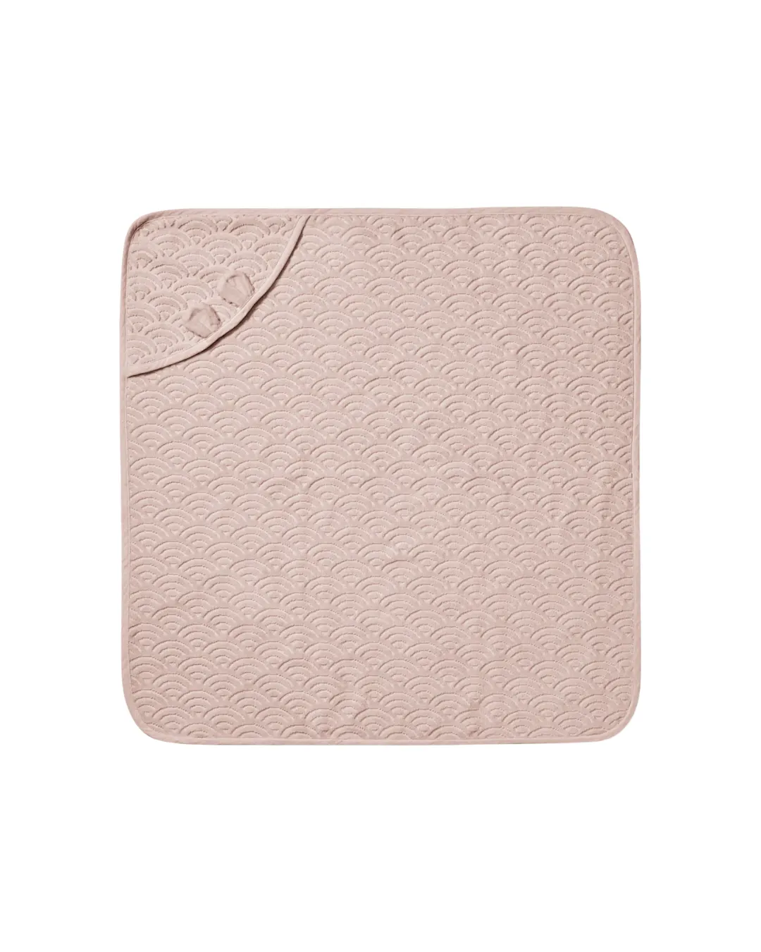 Cam Cam Copenhagen - ręcznik niemowlęcy z kapturem z uszkami Dusty Rose Cam Cam Copenhagen - ręcznik niemowlęcy z kapturem z uszkami Dusty Rose