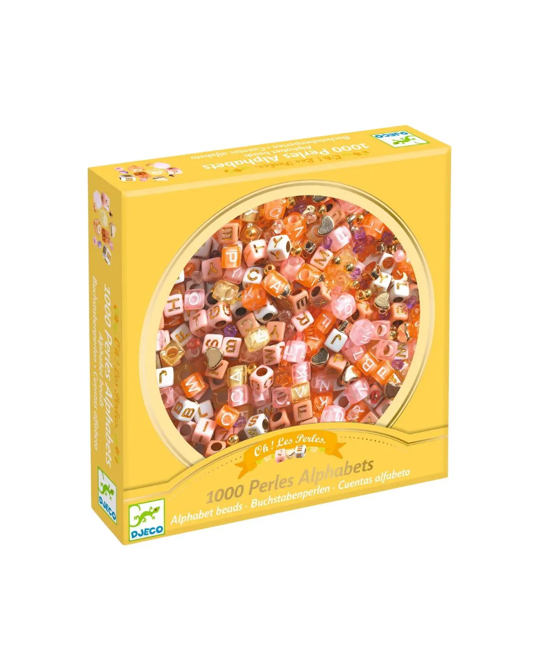 Zestaw do tworzenia biżuterii Djeco Złote Literki