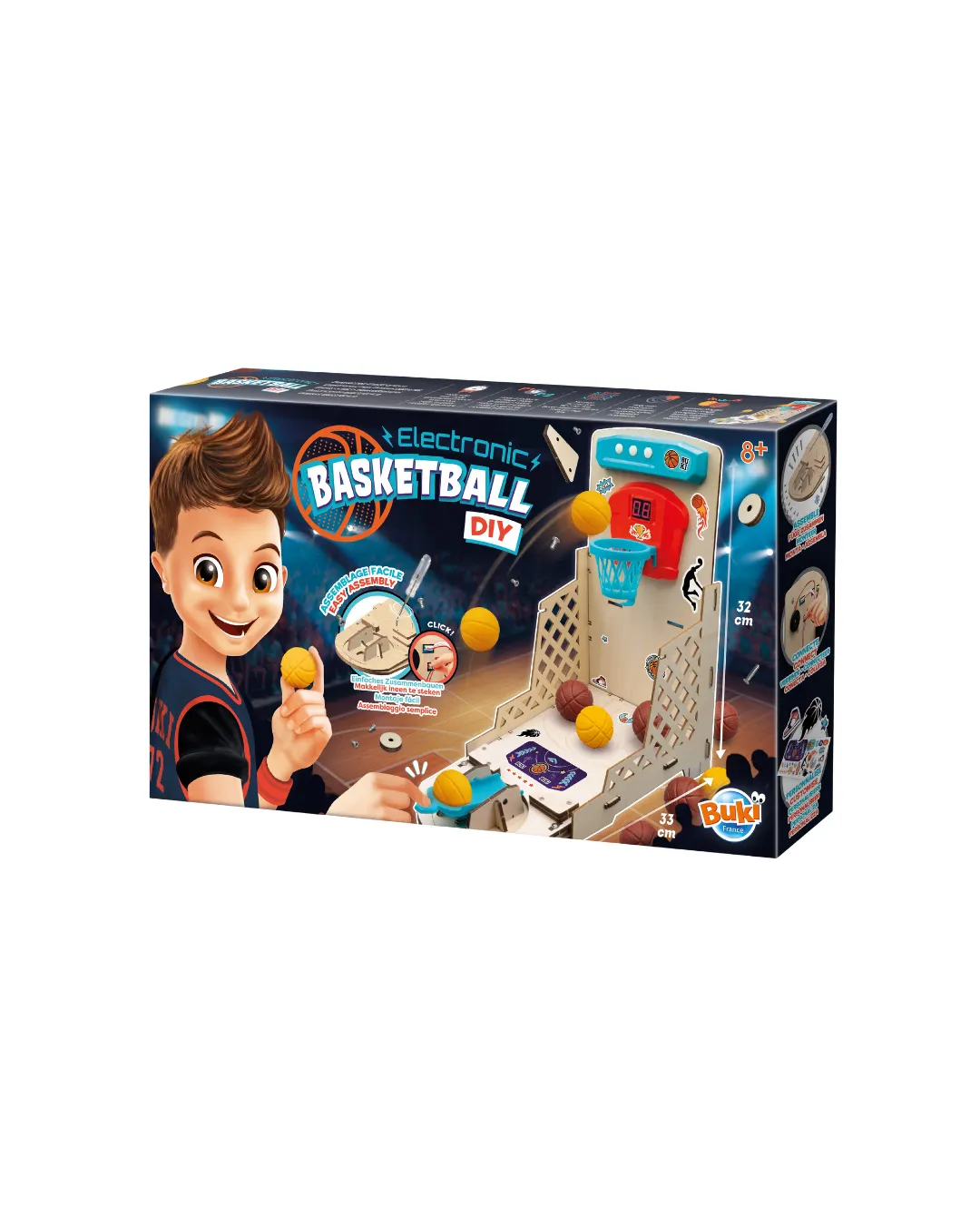 Buki - elektroniczna mini koszykówka z grami Buki - elektroniczna mini koszykówka z grami