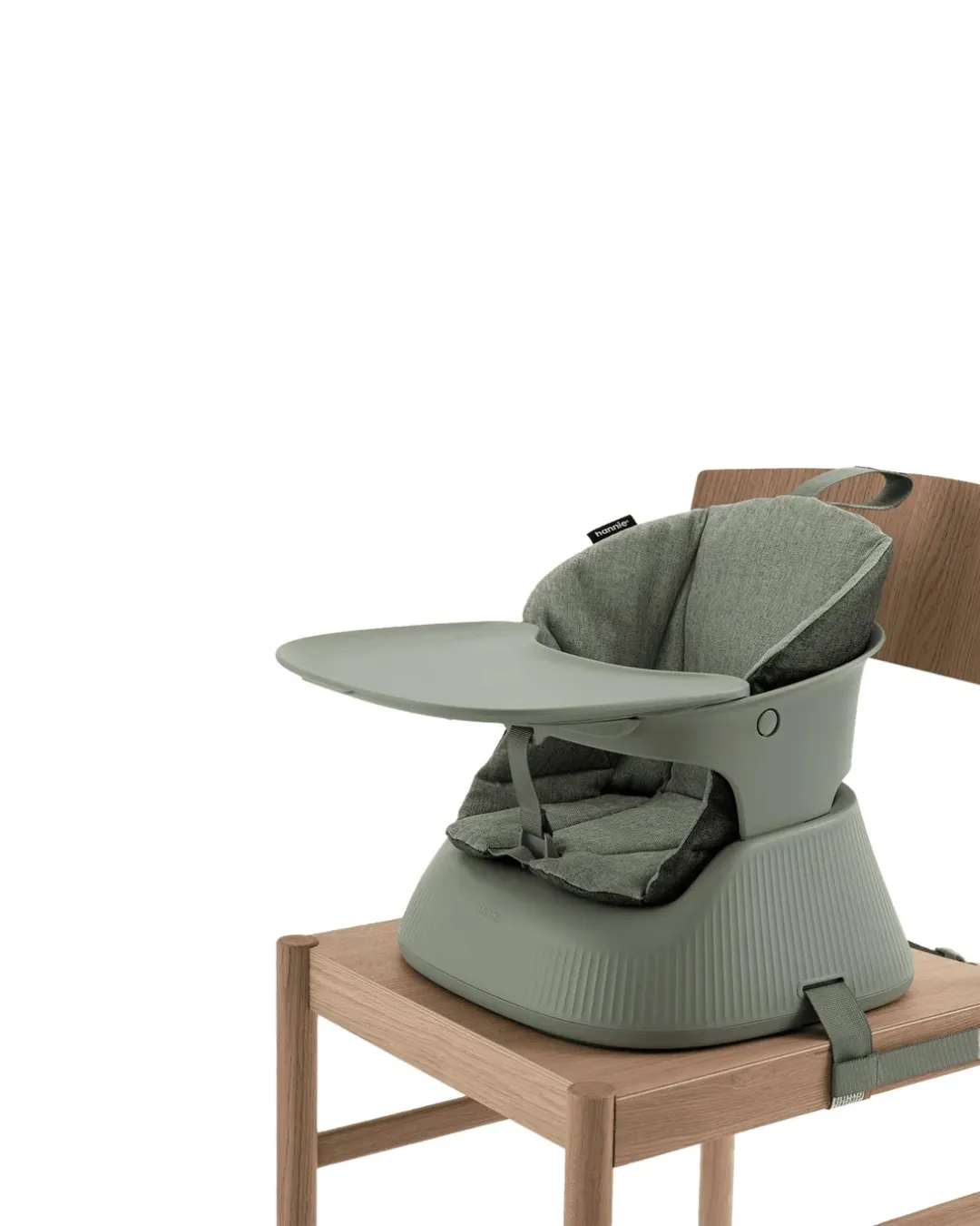 Hannie - przenośne krzesełko do karmienia Sage Green