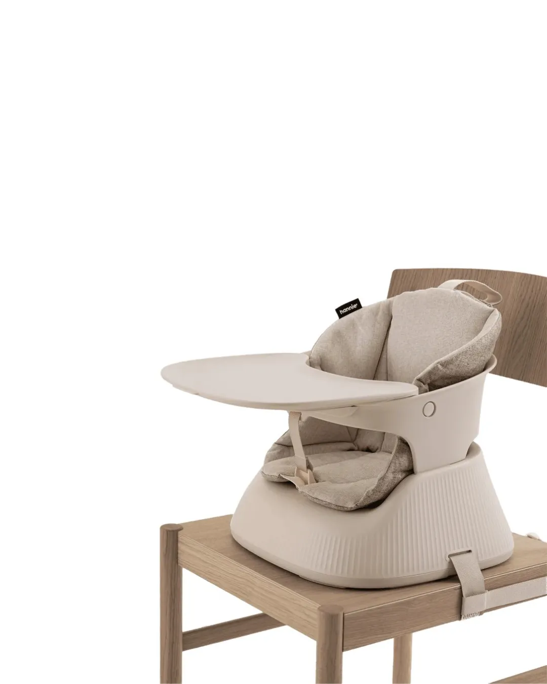 Hannie - przenośne krzesełko do karmienia White Sand