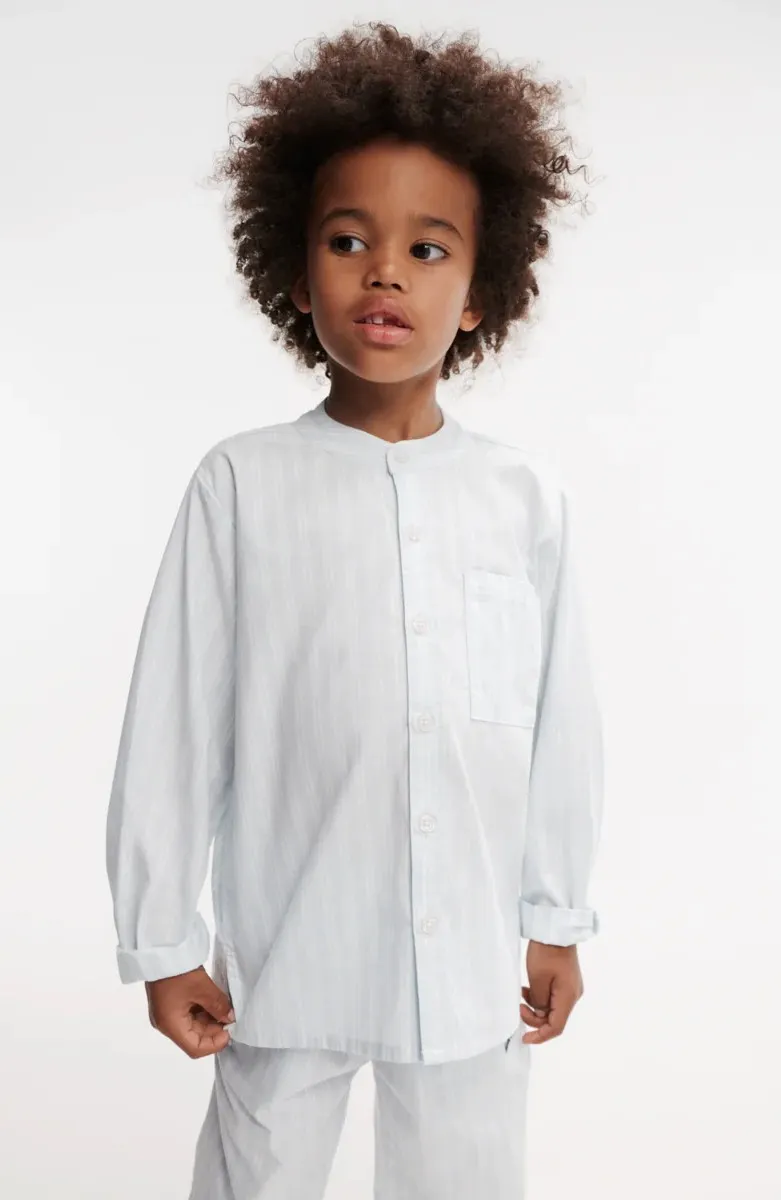 Liewood - koszula chłopięca w paski Ashton Pure Sky / Creme de la Creme Liewood - koszula chłopięca w paski Ashton Pure Sky / Creme de la Creme