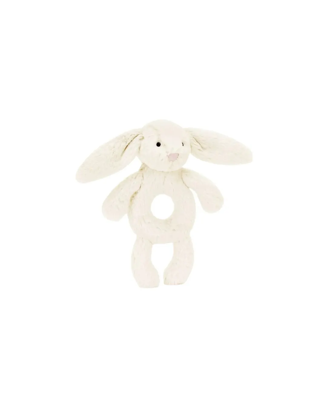 Jellycat - króliczek grzechotka kremowy 18 cm