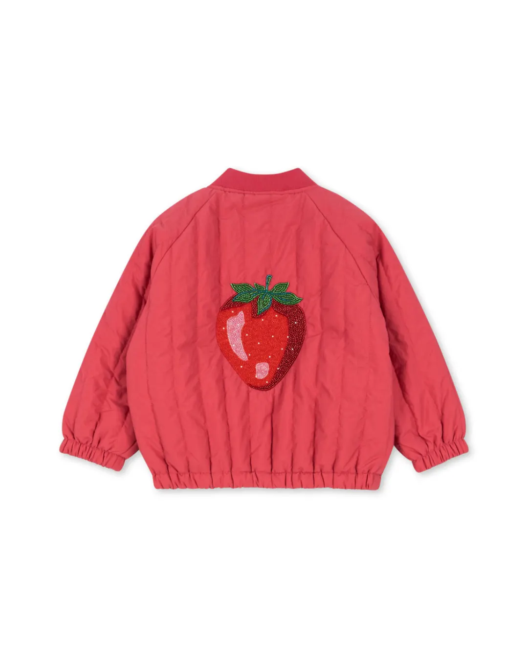 Konges Sløjd - kurtka bomberka dla dziecka Juno Sparkle Bomber Jacket Raspberry Wine