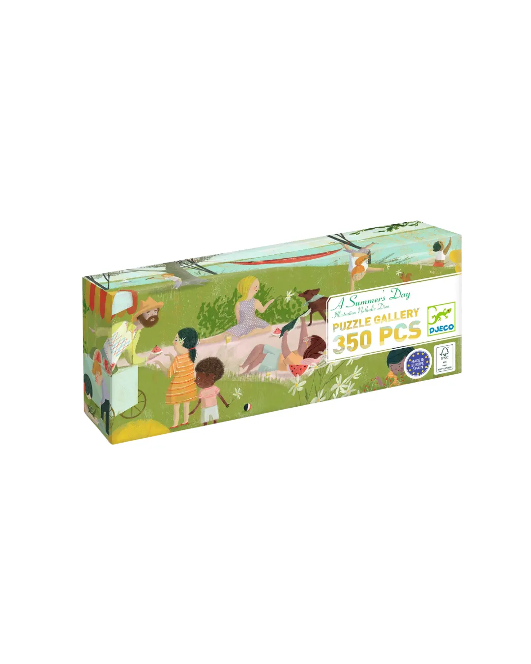 Djeco - puzzle tekturowe Letni Dzień 350 elementów