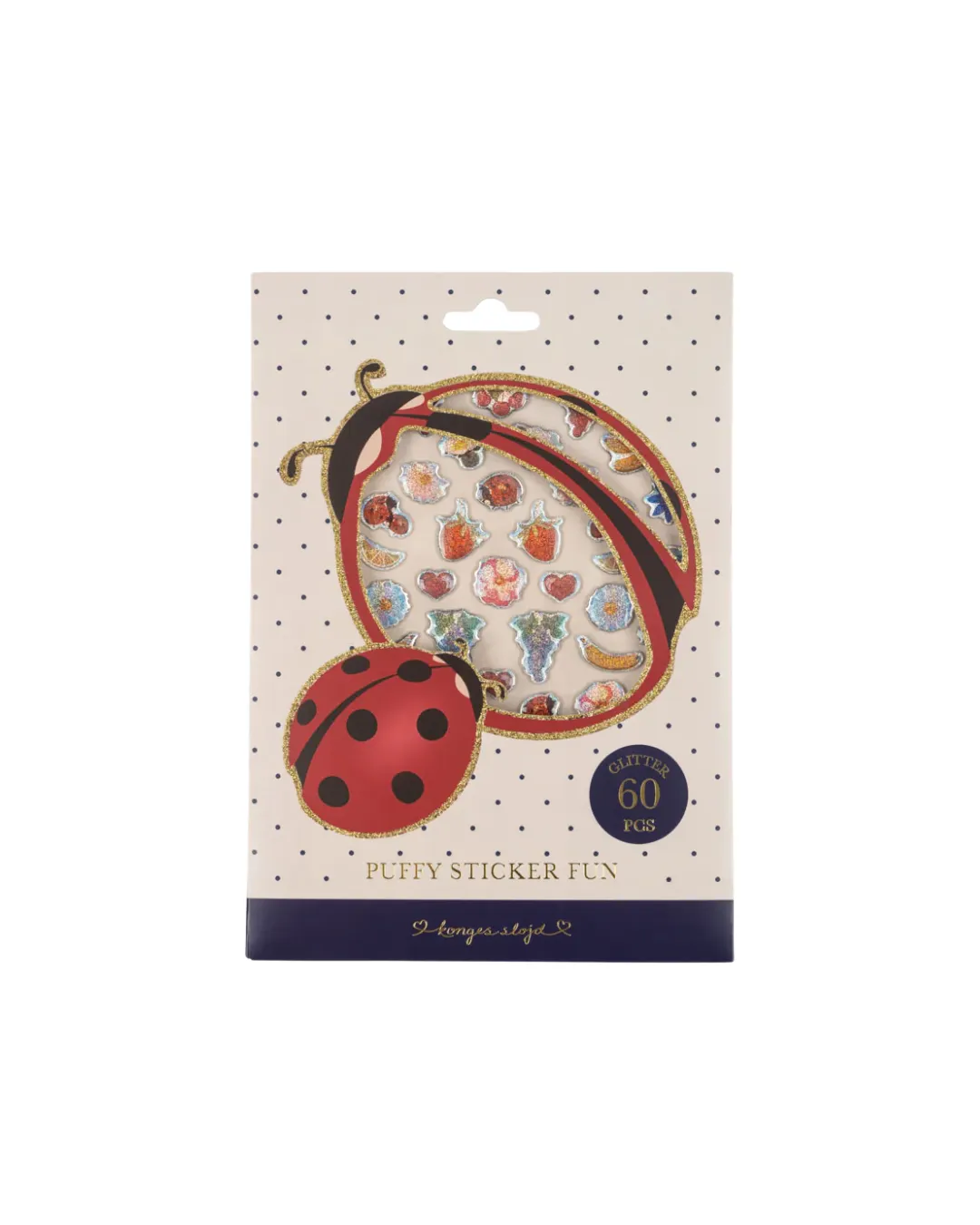 Konges Sløjd - naklejki 3d dla dzieci Ladybug