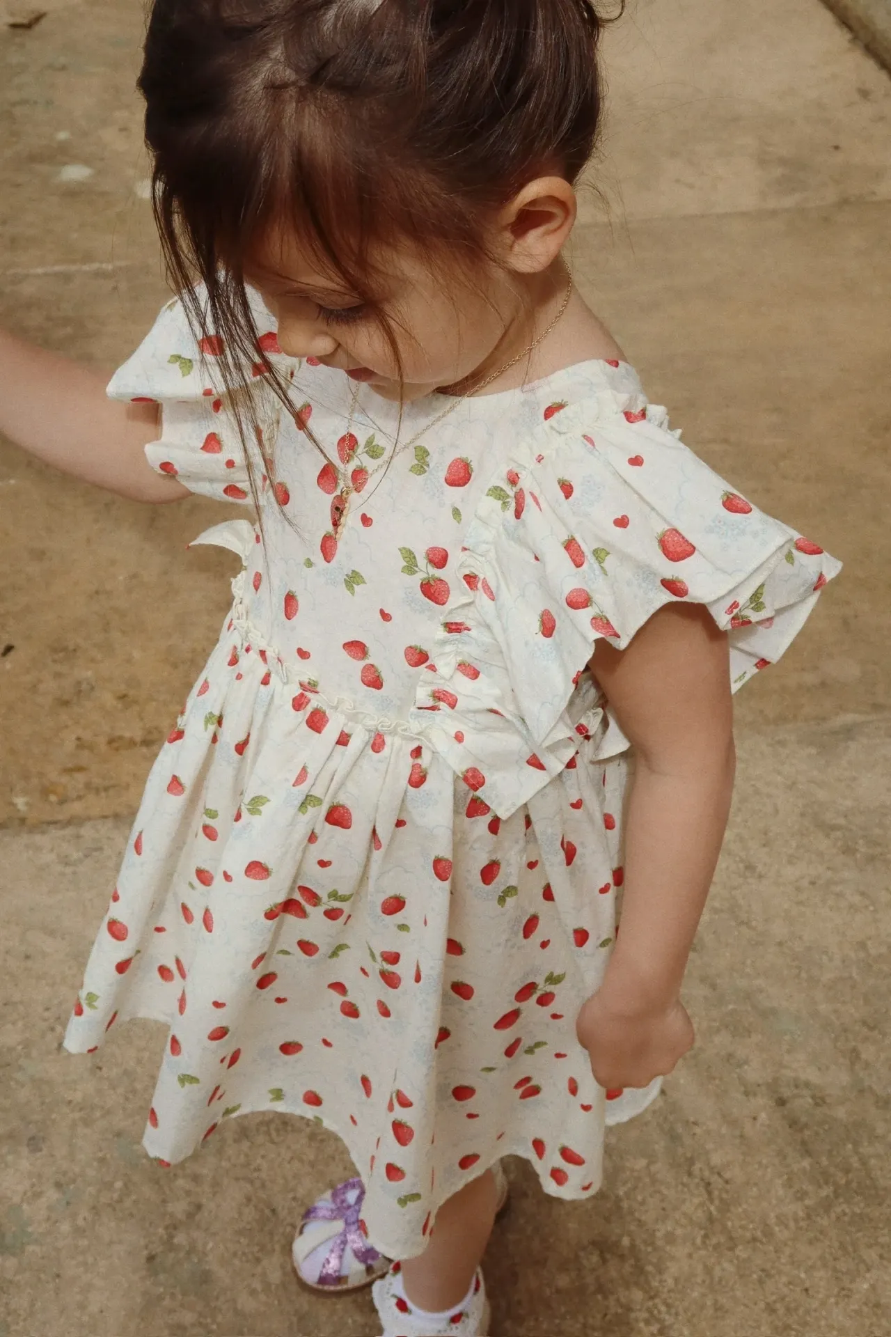 Konges Sløjd - stylizacja Evia Dress Marmalade 