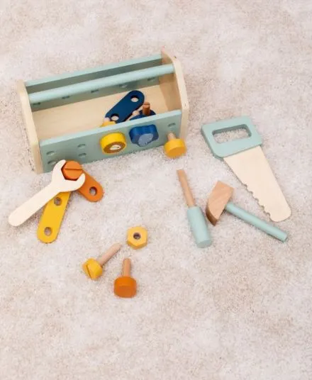 Trixie – drewniany zestaw małego stolarza 19 elementów Trixie – drewniany zestaw małego stolarza 19 elementów