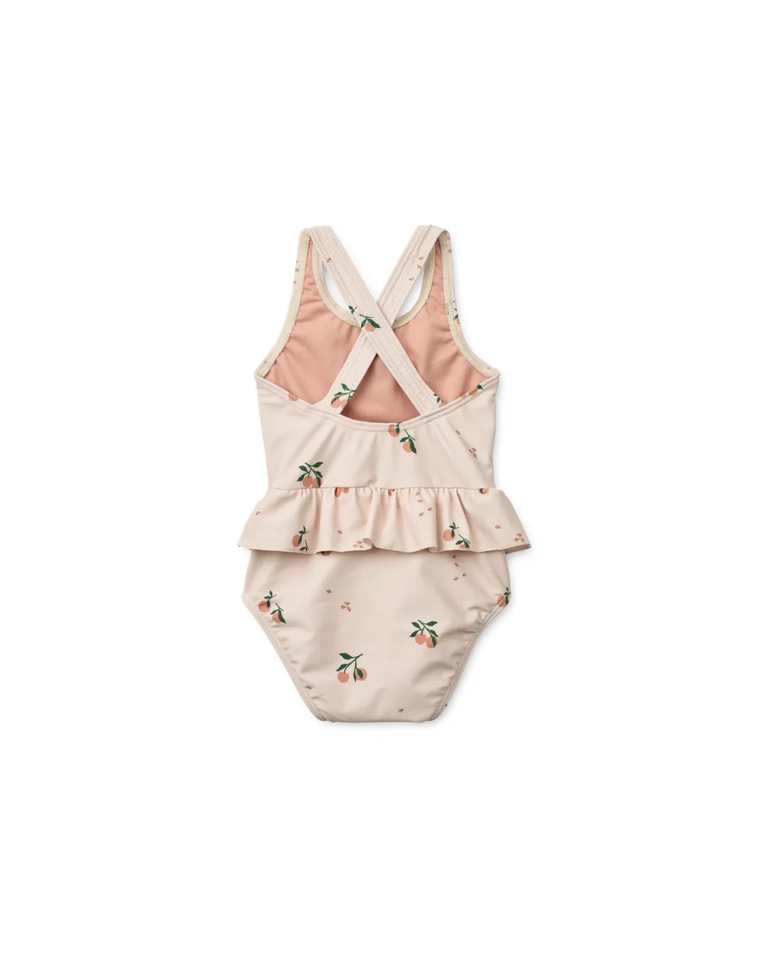 Liewood - strój kąpielowy jednoczęściowy UV Amara peach sea shell