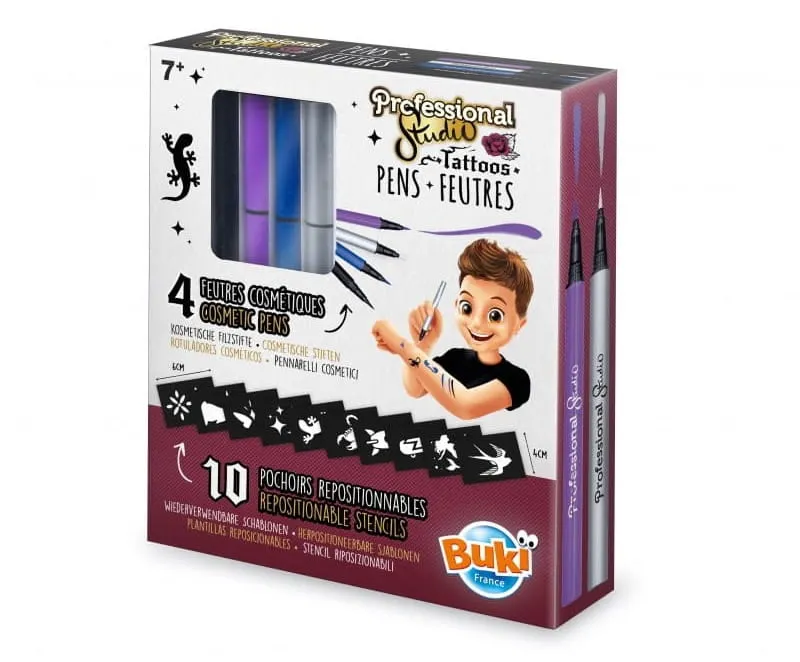 Buki - markery do tworzenia tatuaży ze wzorami LEO Buki - markery do tworzenia tatuaży ze wzorami LEO