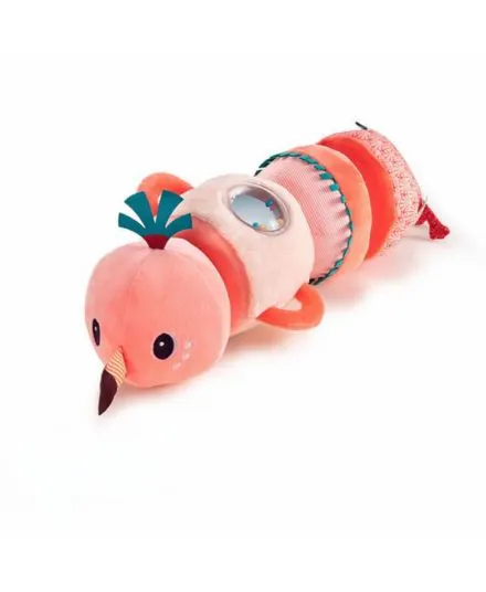 Lilliputiens - zabawka sensoryczna wałek dźwiękowy 4-elementowy Flaming Anais