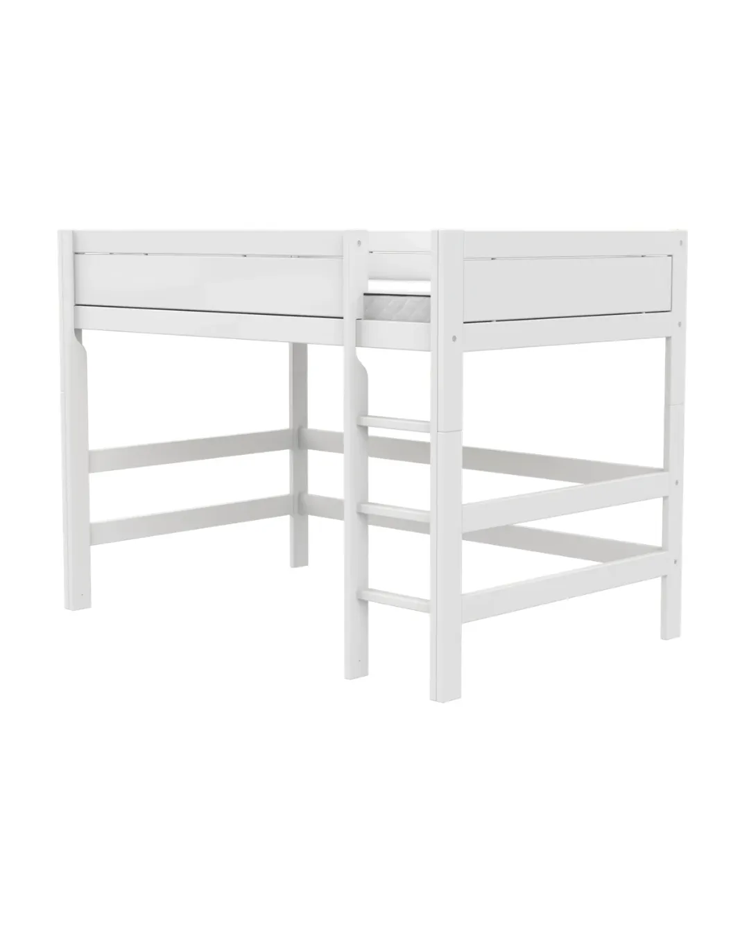 LIFETIME Kidsrooms - łóżko wysokie High Sleeper 120x200 cm White Premium