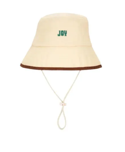 BOBO CHOSES - kapelusz bawełniany Joy light brown jasnobrązowy 