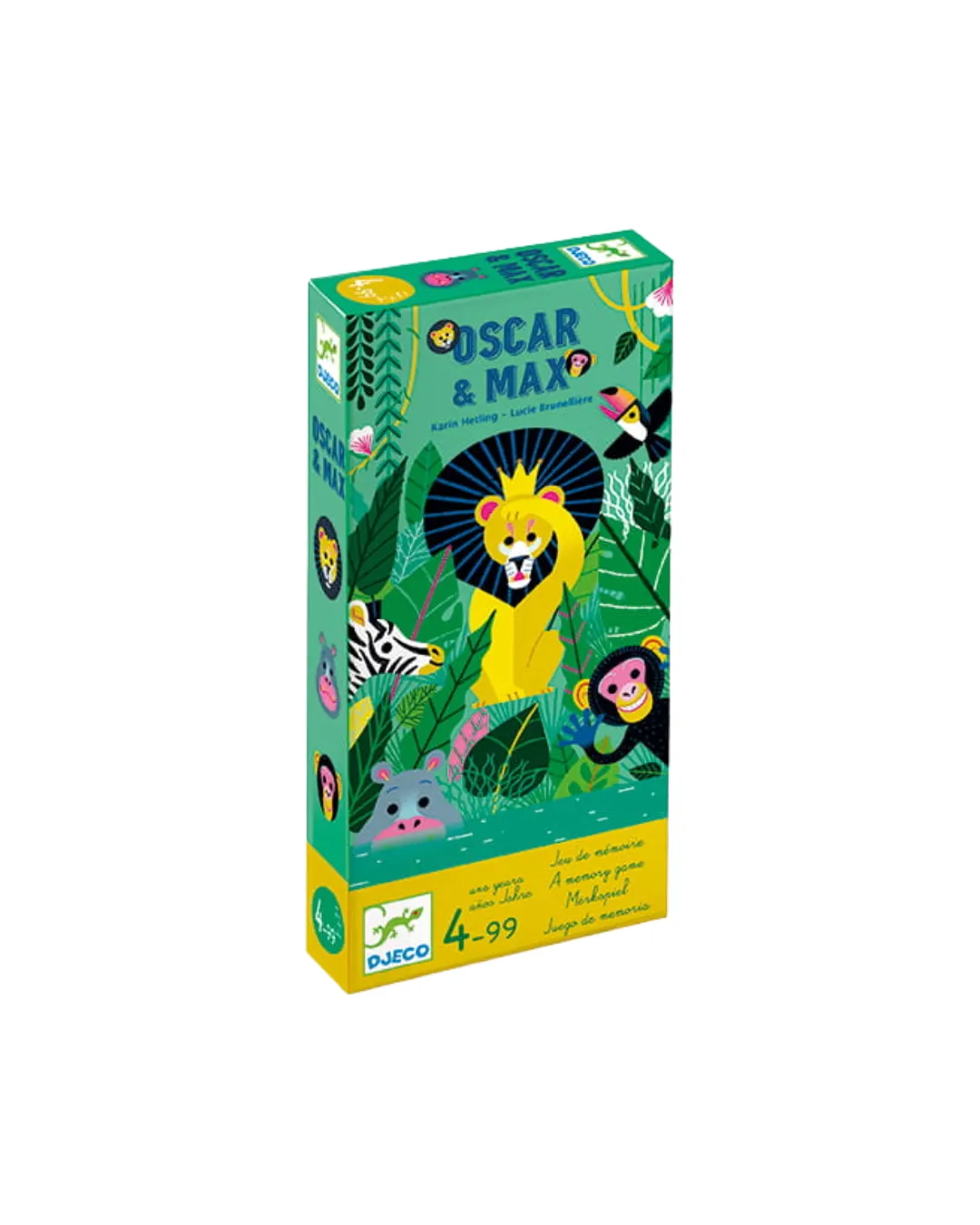 Djeco - gra pamięciowa dla dzieci Oscar & Max