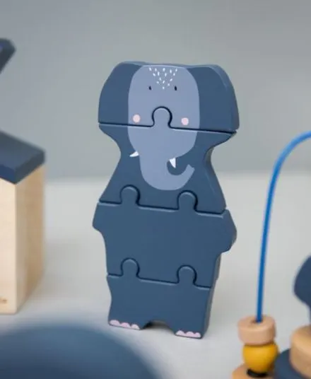 Trixie - drewniane puzzle zwierzęta Słoń