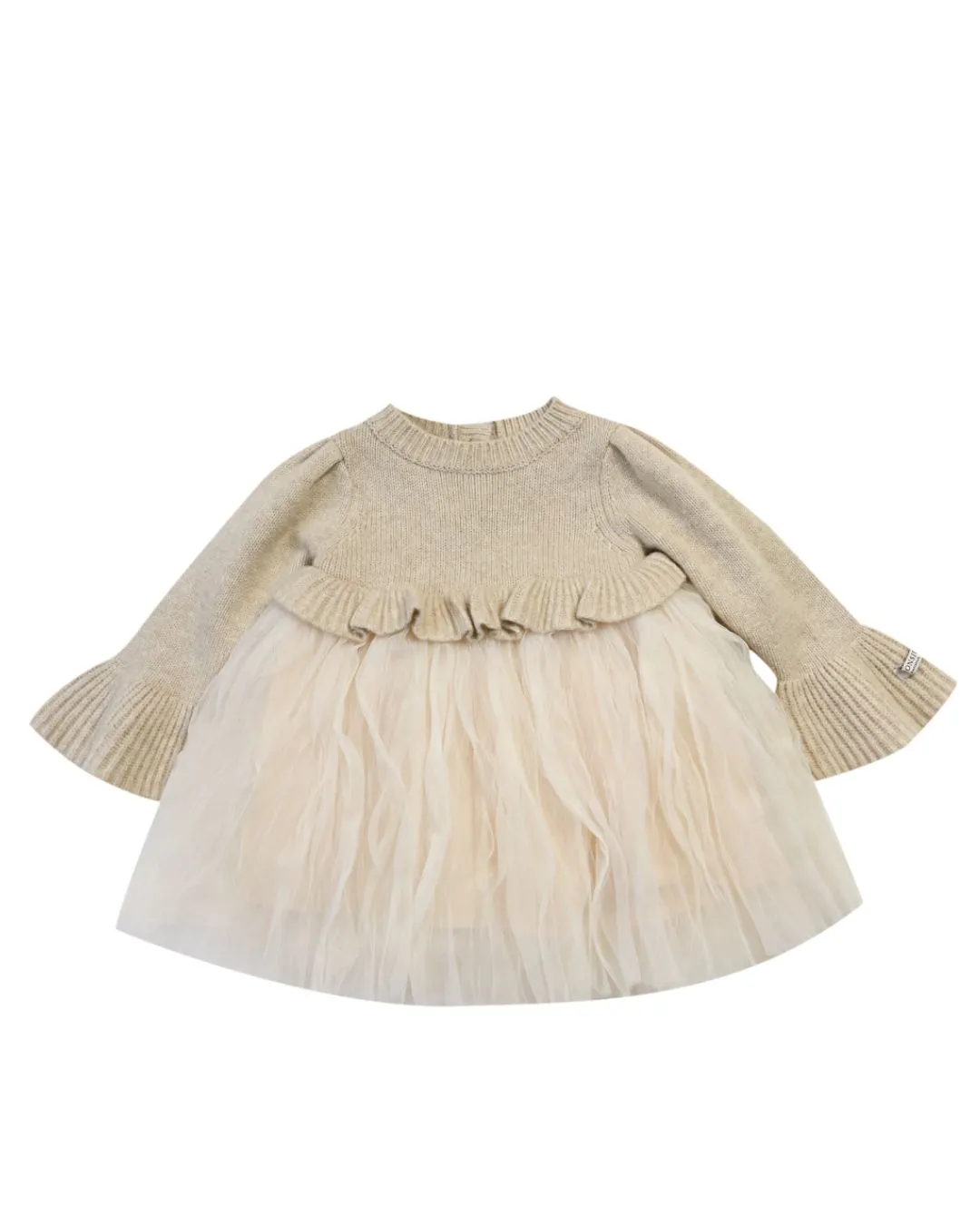 Donsje - sukienka dziecięca Paulien Dress Biscotti Melange Donsje - sukienka dziecięca Paulien Dress Biscotti Melange