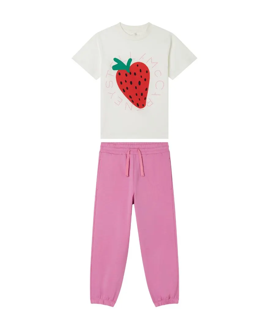 Stella McCartney - stylizacja sportowa dla dziewczynki Strawberry Graphic