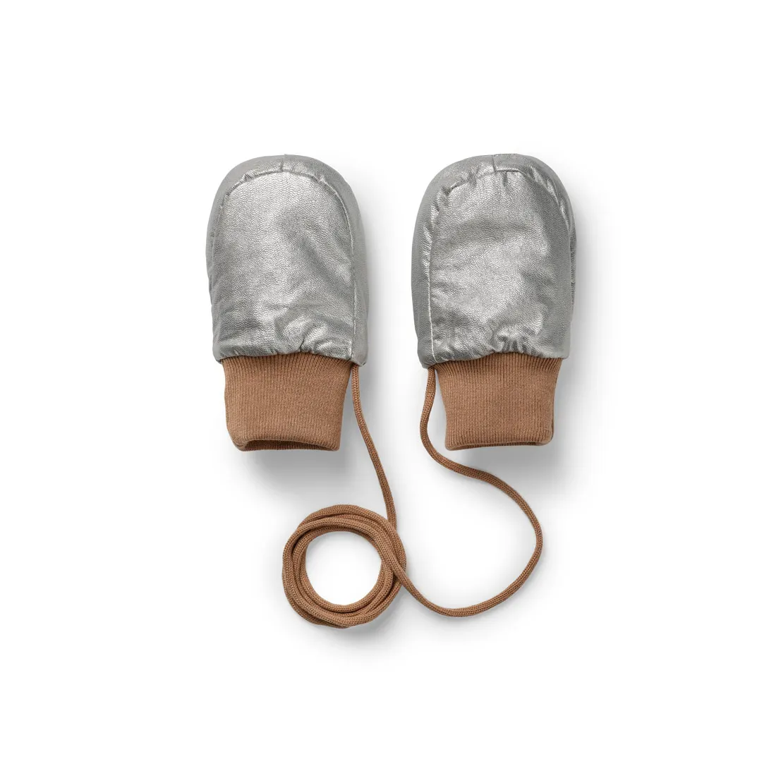 Elodie Details - rękawiczki dla niemowląt 0-12 miesięcy Silver Sheen
