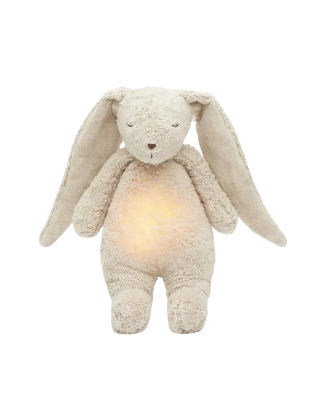 Moonie - szumiący królik organic z lampką Natur Sand
