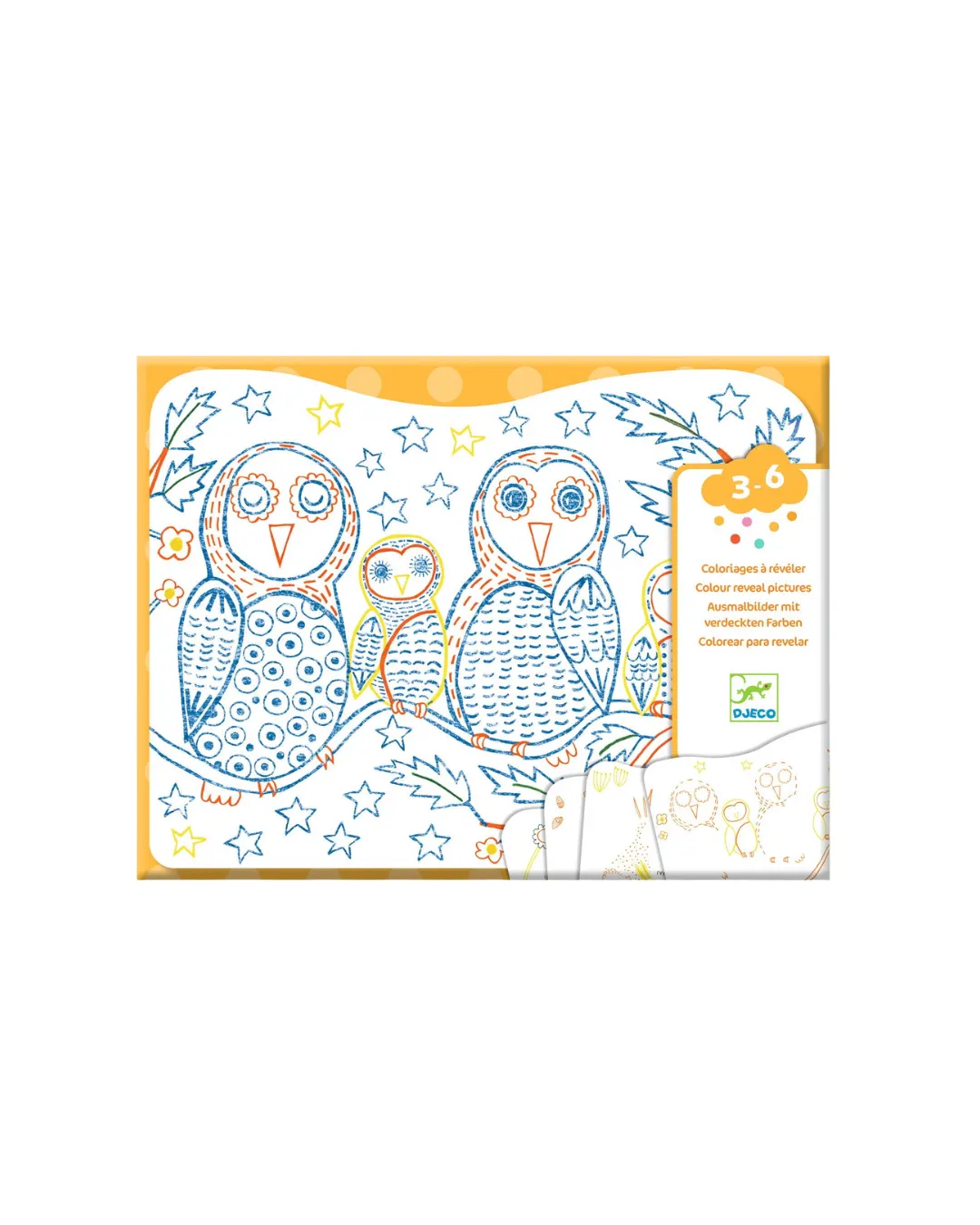 Djeco - magiczne kolorowanki Leśne Rodzinki