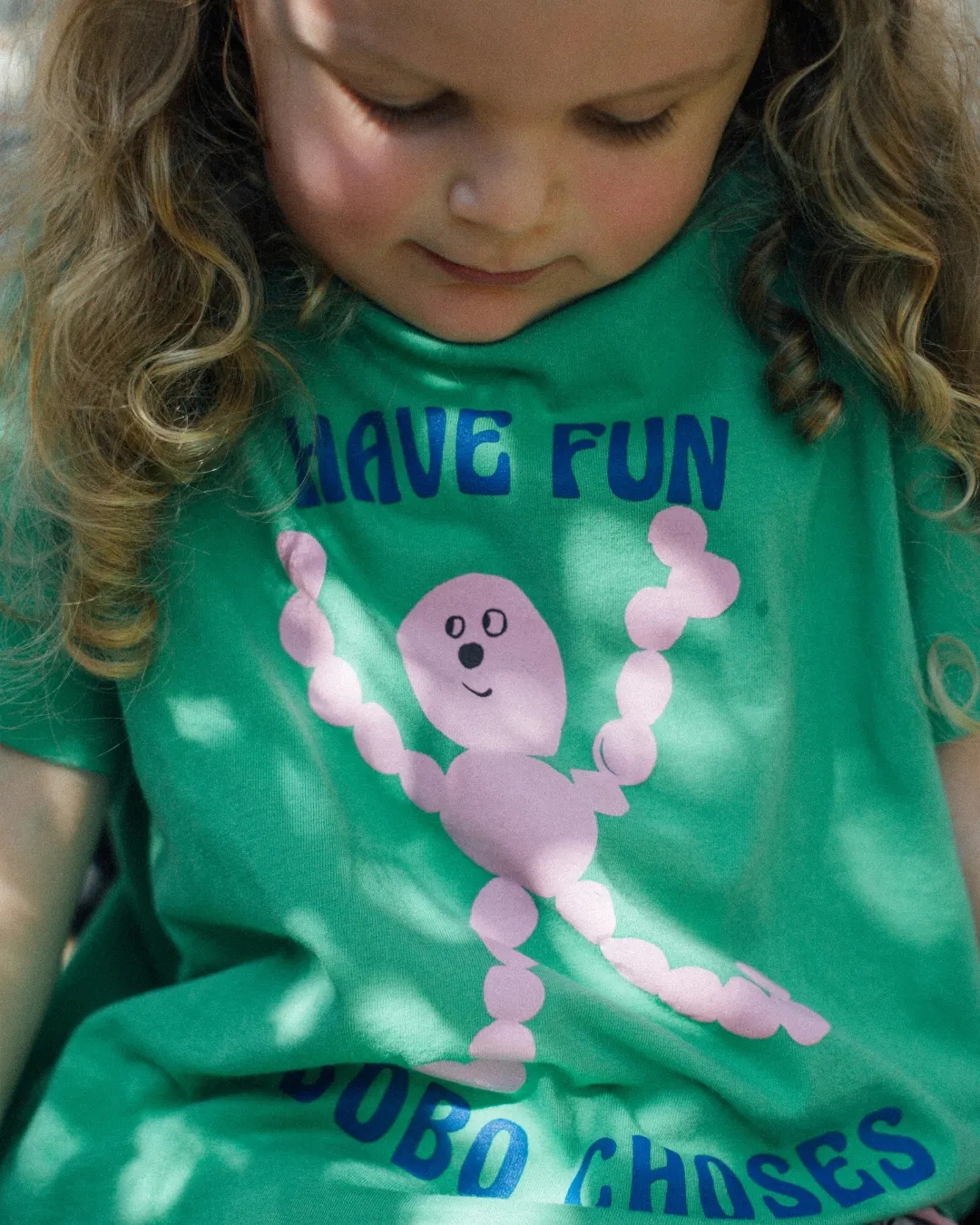 BOBO CHOSES - T-shirt Mr. Have Fun Green zielony BOBO CHOSES - T-shirt Mr. Have Fun Green zielony
