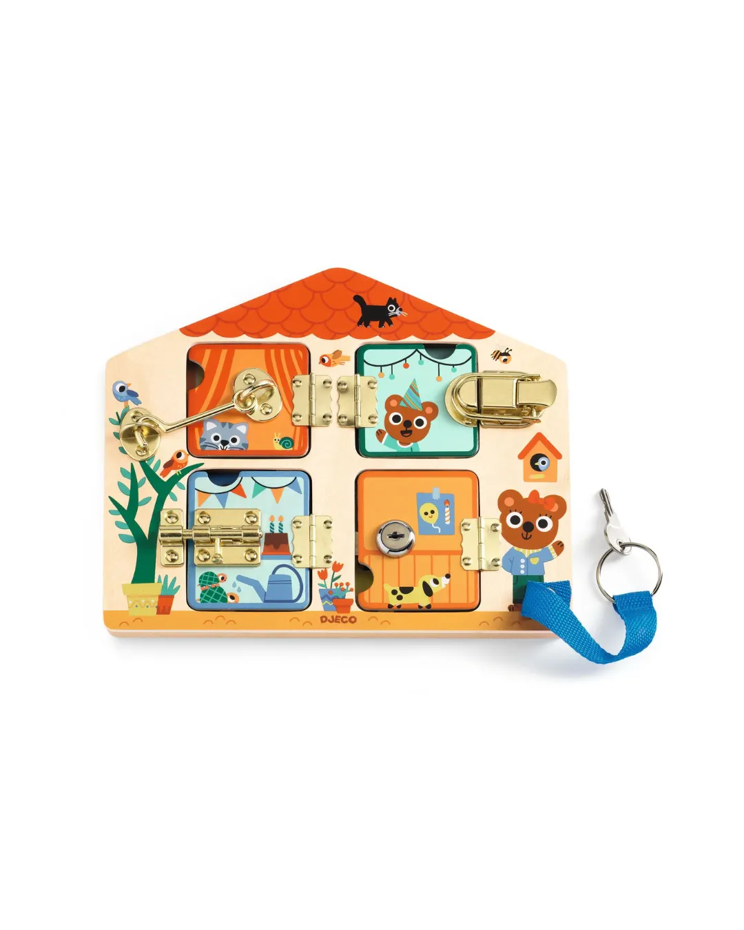 Djeco - zabawka manualna domek Cabanalock Djeco - zabawka manualna domek Cabanalock