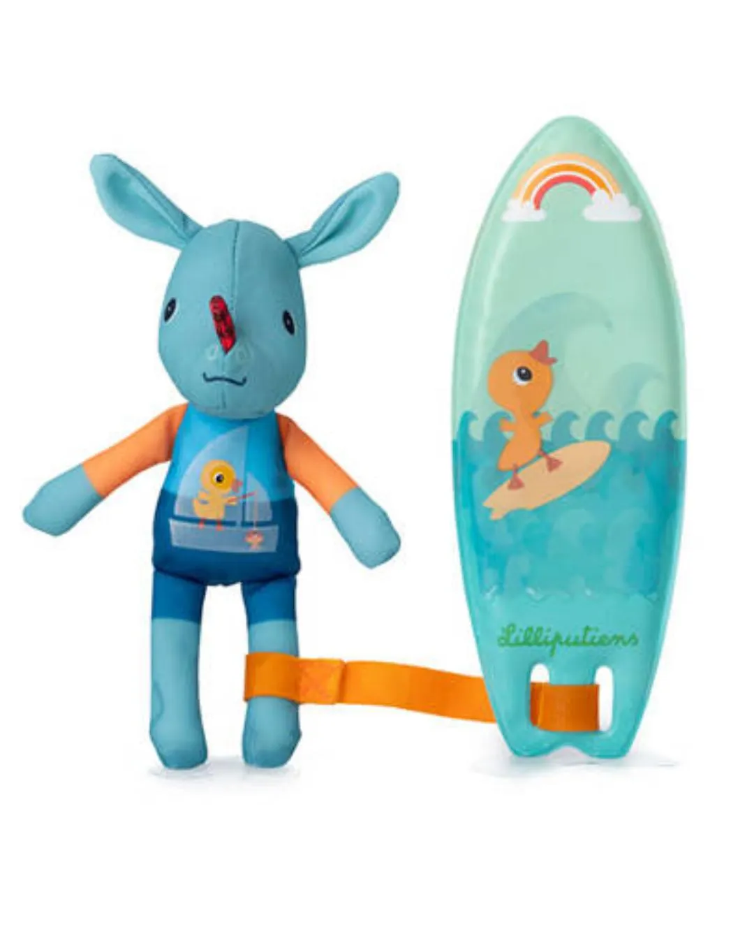 Lilliputiens - przytulanka do kąpieli dla dzieci surfer Smok Joe Lilliputiens - przytulanka do kąpieli dla dzieci surfer Smok Joe