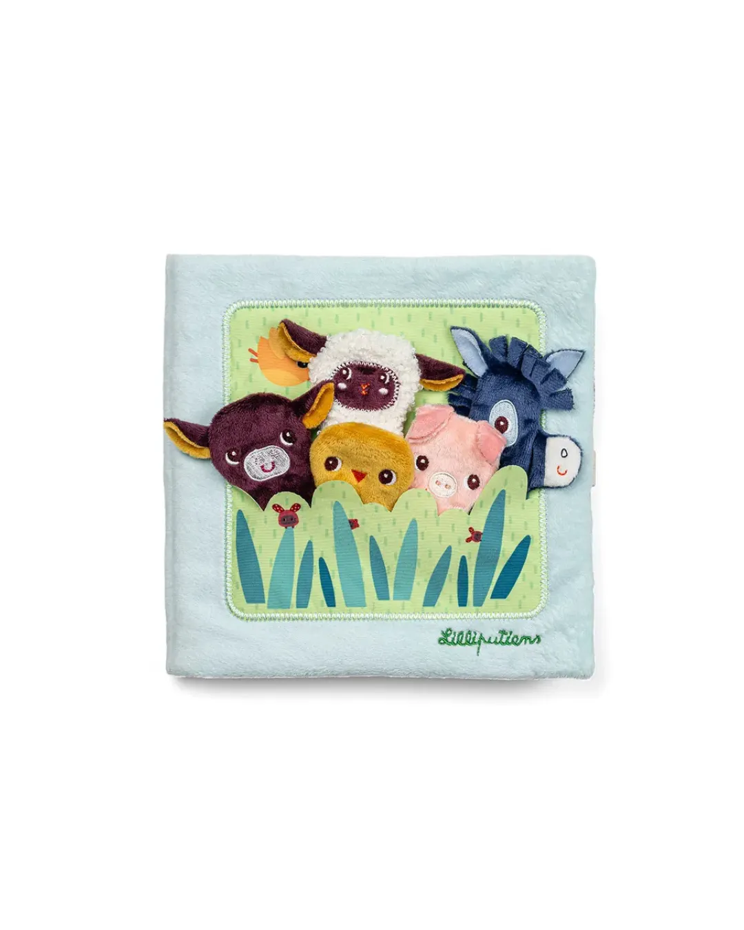 Lilliputiens - książeczka aktywizująca z mini-pacynkami Farma 12m+ Lilliputiens - książeczka aktywizująca z mini-pacynkami Farma 12m+