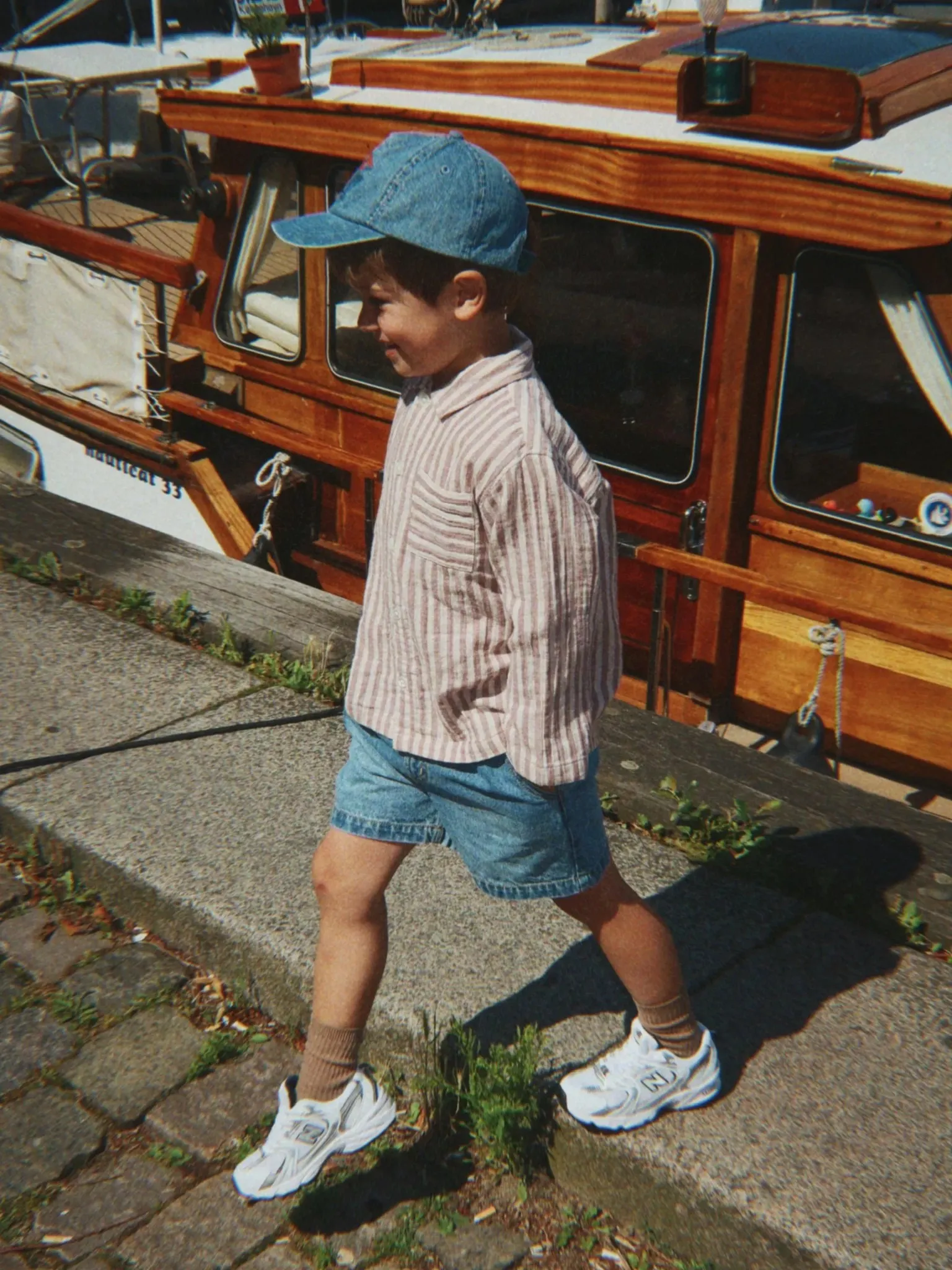 Konges Sløjd - czapka z daszkiem Magot Denim Blue Konges Sløjd - czapka z daszkiem Magot Denim Blue