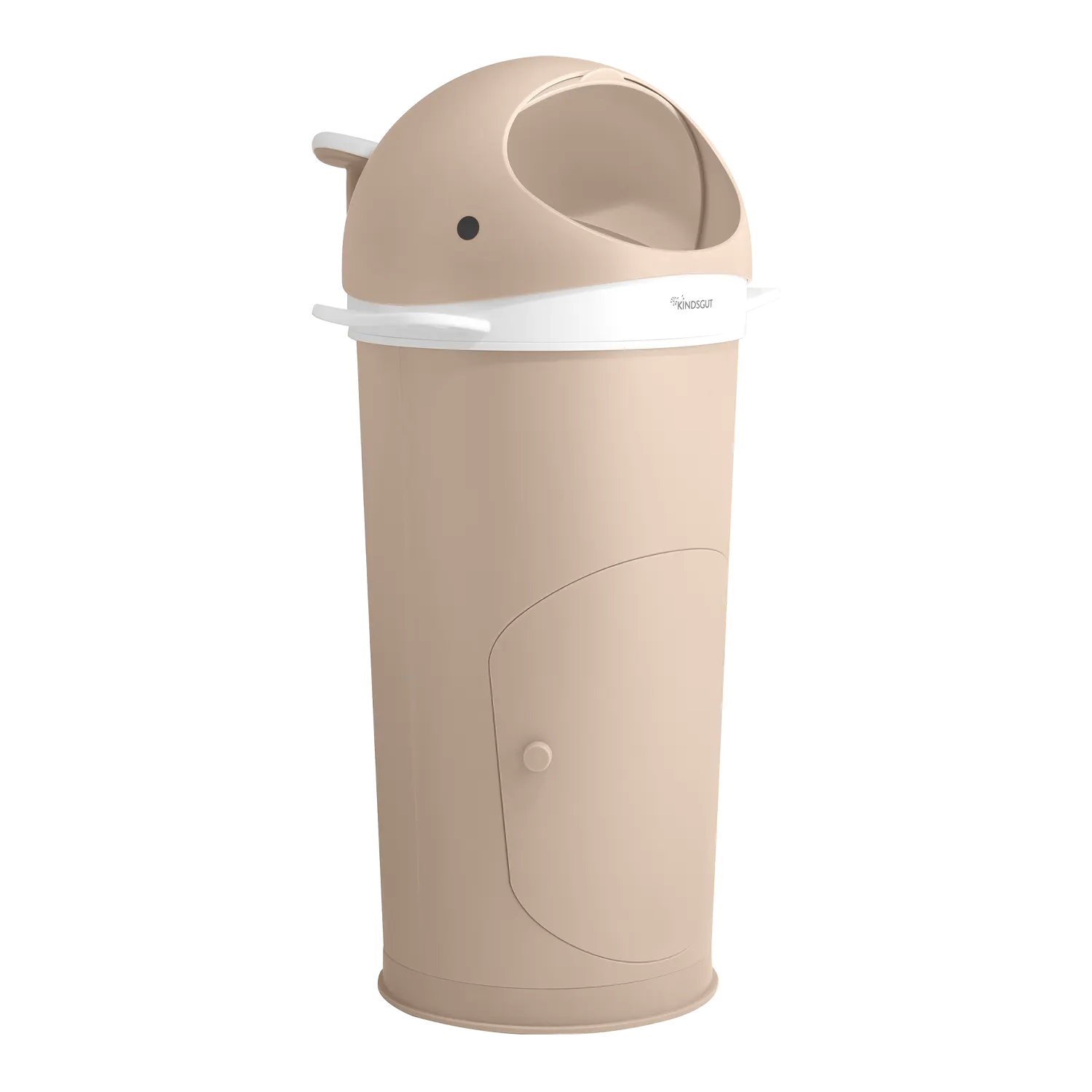 Kindsgut - kosz na pieluchy Wieloryb piaskowy beż