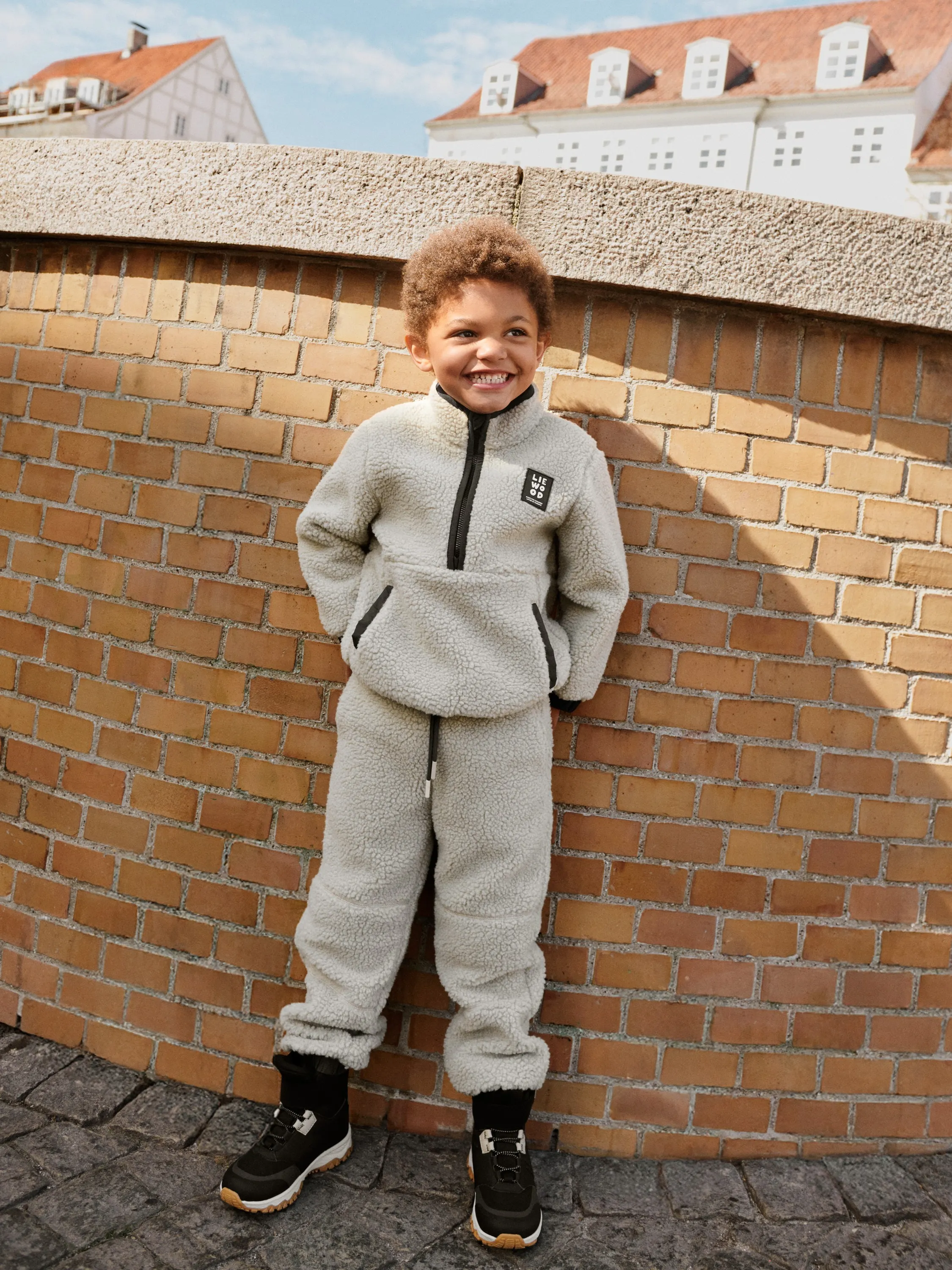 Spodnie polarowe Liewood Buba Mist Spodnie polarowe Liewood Buba Mist