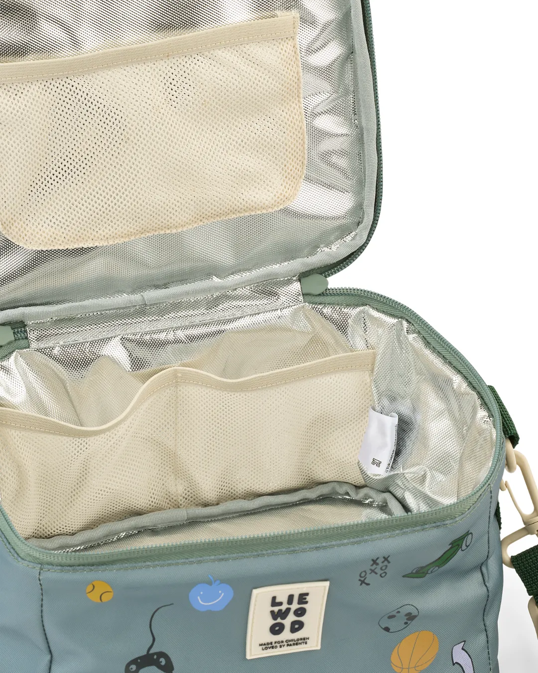 Liewood - torba termiczna Toby Medium Play / Dusty Peppermint