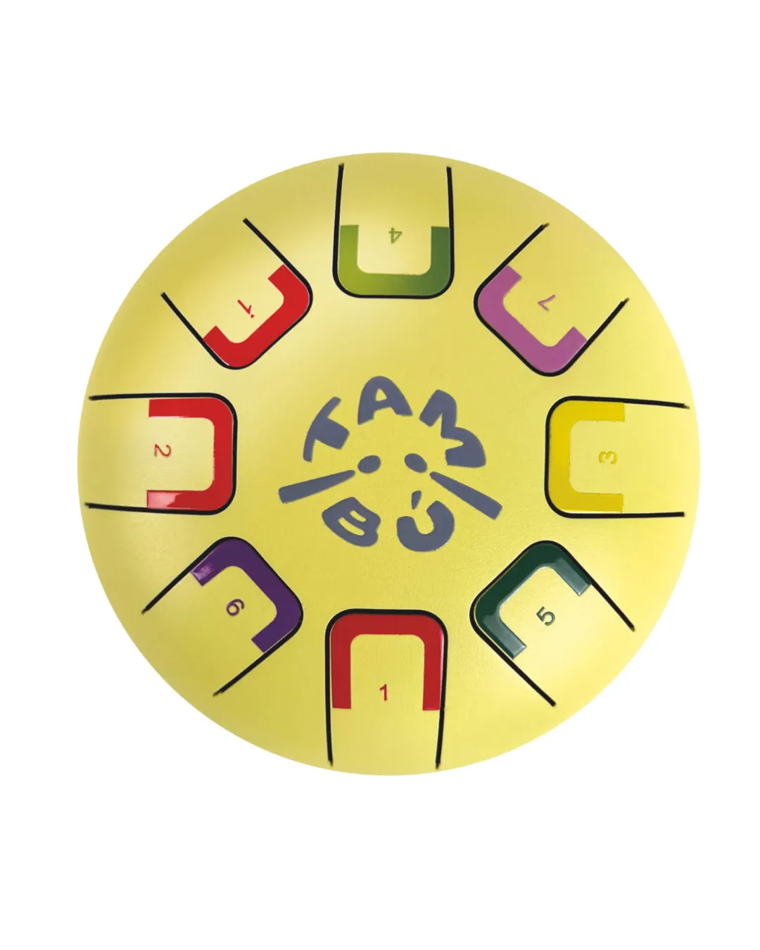 Tambú - bębenek językowy Baby Tambú stalowy 6 calowy 8 tonowy - instrument muzyczny Mellow Yellow